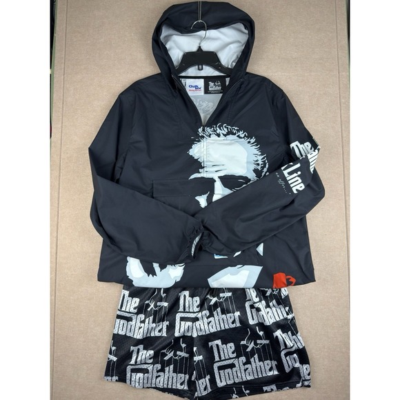 Other - The Godfather Chalk Line Hoodie‎ M Shorts S Black Don Corleone Licensed Bundle